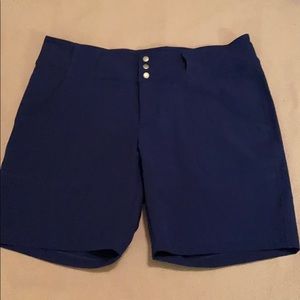 Jofit Belted Golf Short Blue Depth Mens Size 8